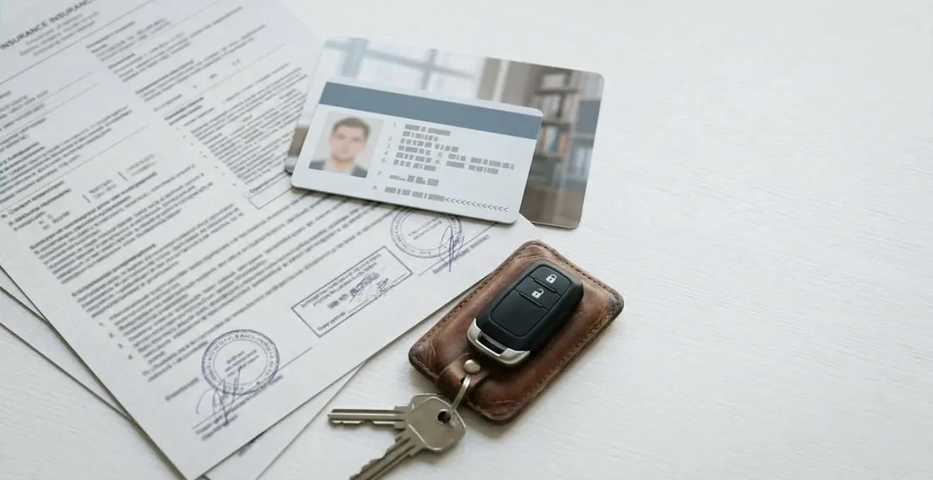 Scène éditoriale représentant la valorisation de l'expérience de conduite automobile pour l'assurance