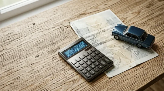 Composition symbolique représentant l'optimisation des assurances automobiles par la gestion stratégique des documents officiels