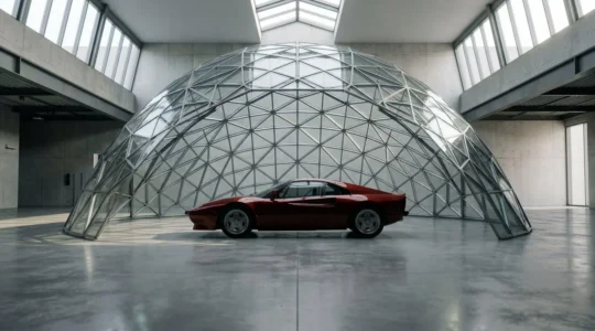 Véhicule de luxe sous protection sécurisée illustrant la sanctuarisation de sa valeur
