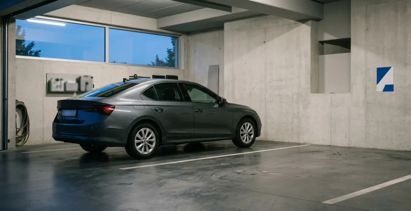 Véhicule garé de manière sécurisée durant une période d'interdiction de conduire