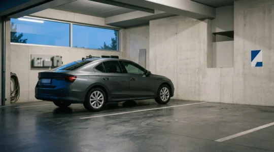 Véhicule garé de manière sécurisée durant une période d'interdiction de conduire